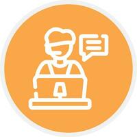 Technical Support Creative Icon Design vector