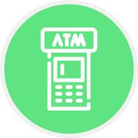 ATM Machine Creative Icon Design vector