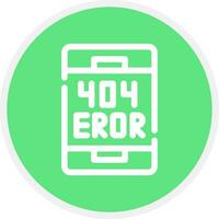 Error Creative Icon Design vector