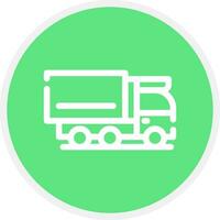 Cargo Truck Creative Icon Design vector