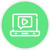 Online Course Creative Icon Design vector