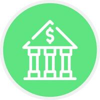 Bank Creative Icon Design vector