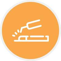 Welding Machine Creative Icon Design vector