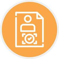 Approval Creative Icon Design vector
