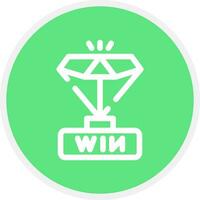 Winner Creative Icon Design vector