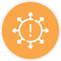 Diversification Creative Icon Design vector