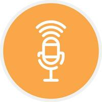 Voice Control Creative Icon Design vector