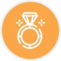 Ring Creative Icon Design vector