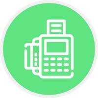 Card Machine Creative Icon Design vector