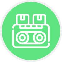 Cyber Physical System Creative Icon Design vector