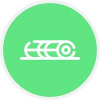 Foam Roller Creative Icon Design vector