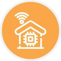 Smart Chip Creative Icon Design vector