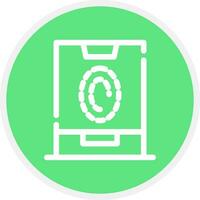 Smart Identification Creative Icon Design vector