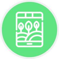 Smart Farm Creative Icon Design vector