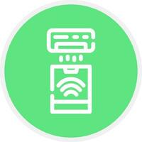 Smart Cooler Creative Icon Design vector