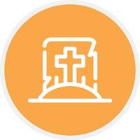 Tomb Creative Icon Design vector