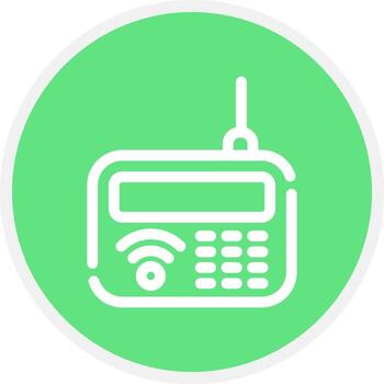 intercomunicador creativo icono diseño vector