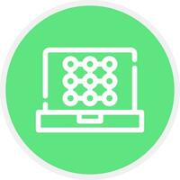Pattern Recognition Creative Icon Design vector