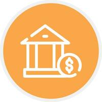 Banking Fees Creative Icon Design vector