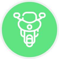 Motorbike Creative Icon Design vector