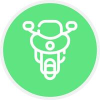 Motorbike Creative Icon Design vector