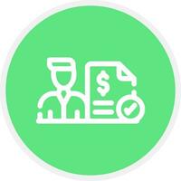 Dealer Invoice Creative Icon Design vector