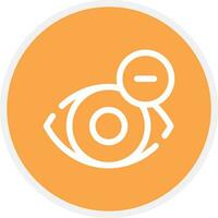 Shortsighted Creative Icon Design vector