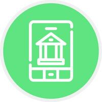 Agent Banking Creative Icon Design vector