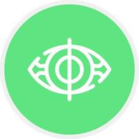 Color Blindness Creative Icon Design vector