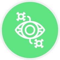 Eye Disease Creative Icon Design vector