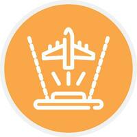 Ar Flight Training Creative Icon Design vector