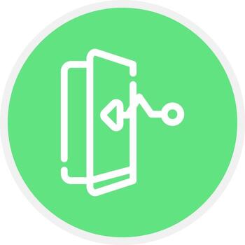 Exit Strategy Creative Icon Design vector