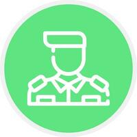 Policeman Creative Icon Design vector