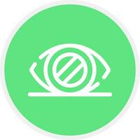 Glaucoma Creative Icon Design vector