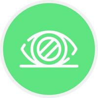 Glaucoma Creative Icon Design vector