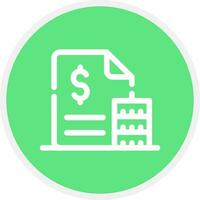 Down Payment Creative Icon Design vector