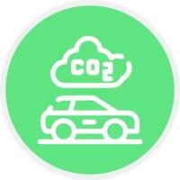 Emission Score Creative Icon Design vector
