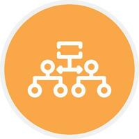 Labeled Hierarchy Creative Icon Design vector