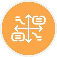 Grid Matrix Creative Icon Design vector