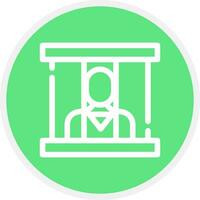 Prisoner Creative Icon Design vector