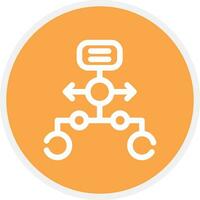 Horizontal Hierarchy Creative Icon Design vector