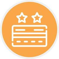 Points Rewards Cards Creative Icon Design vector