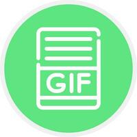 GIFs Creative Icon Design vector