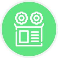 Procedure Package Creative Icon Design vector