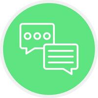 Chat Creative Icon Design vector