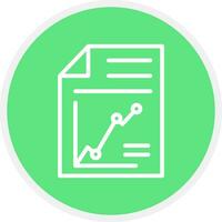 Report Creative Icon Design vector