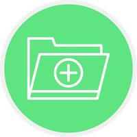New Folder Creative Icon Design vector