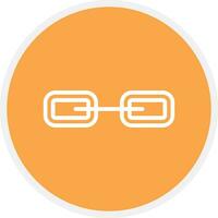 Link Creative Icon Design vector