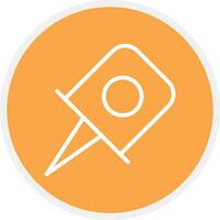 Pin Creative Icon Design vector