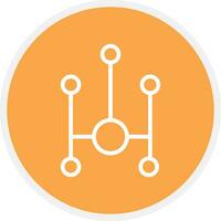 Link Creative Icon Design vector